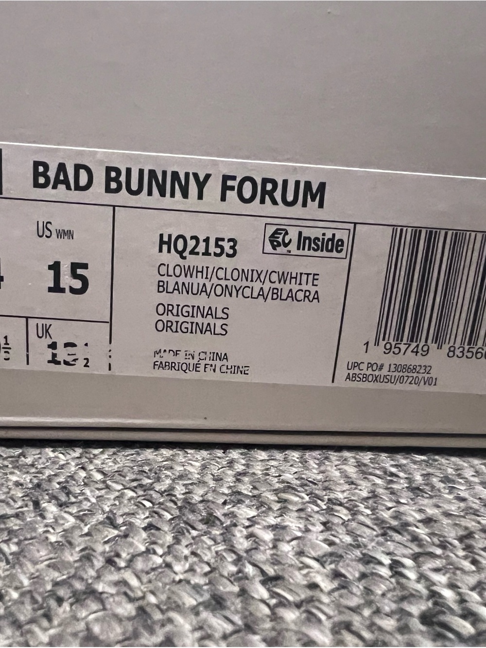 adidas Bad Bunny Forum White